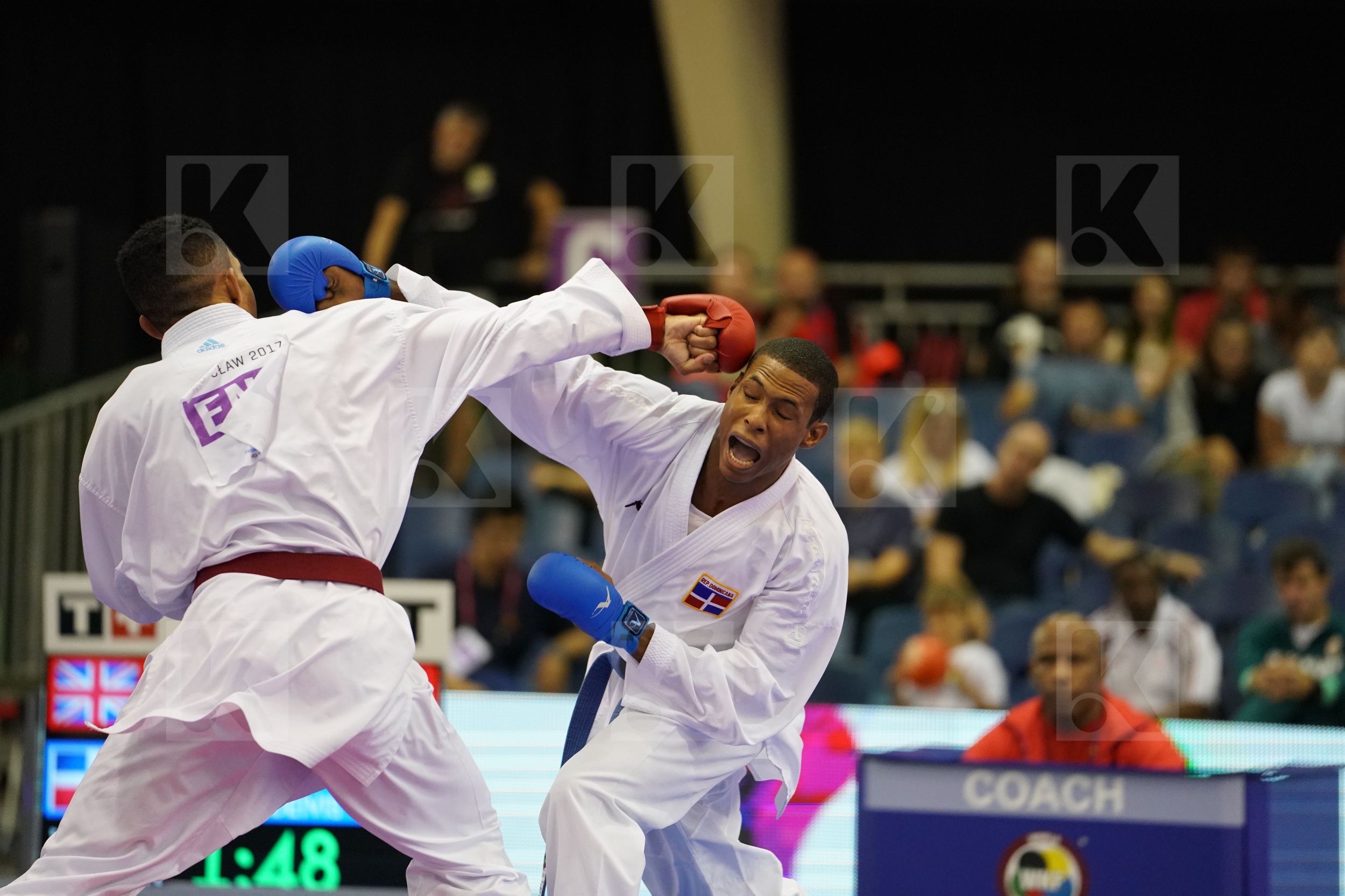 Dominican republic England Ferreras Deivis Male Kumite -67kg Thomas Jordan